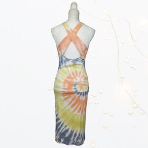 Young Fabulous & Broke Tie Dye Ribbed Dress